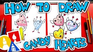 How To Draw Valentine's Conversation Candy Hearts + Spotlight