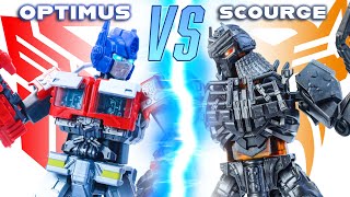 Blokees TRANSFORMERS Classic Class OPTIMUS PRIME & SCOURGE Review