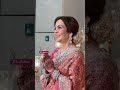 nita ambani shines in stunning diamond jewelry shorts