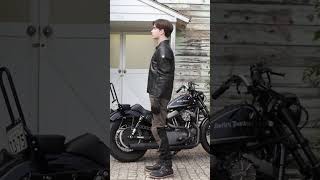 LJ-5343 Single Riders Leather Jacket / PK-755 Stretchable Protect Mesh Pants