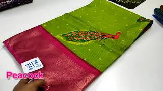 VAIRA OOSI PEACOCK AND MIXED SAREES COLLECTION WHATSAPP 6374672117