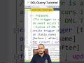 What are Triggers in SQL Server and their Types | SQL Tutorial Day 29