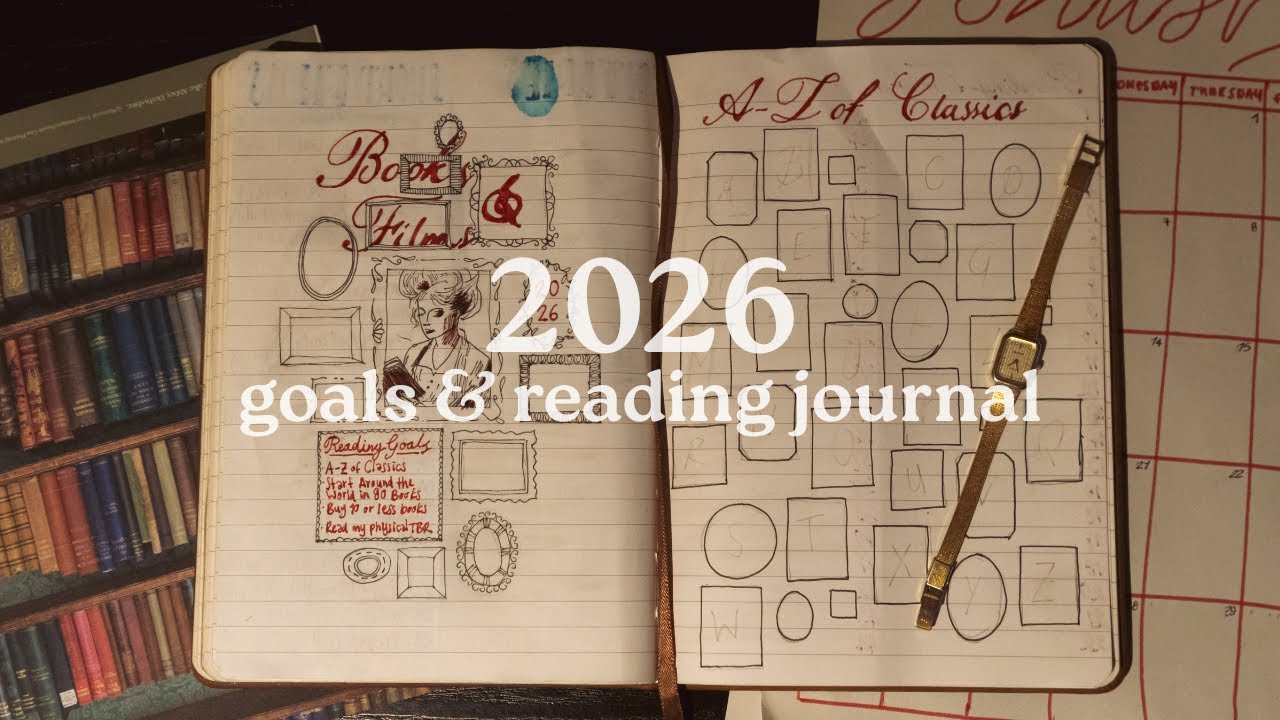 2026 Goals And Reading Journal Setup Youtube