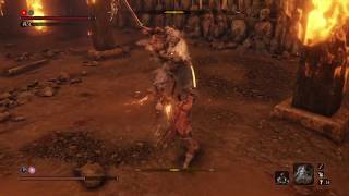 《隻狼》三年前的魁忍貓頭鷹（義父）Sekiro™: Shadows Die Twice Owl (Father) BOSS Fight in Burning Temple