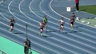 20220612 県北地区中体連 延岡3年女子100ｍ 予選1・2・3組