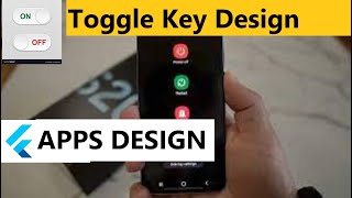 Flutter Toggle Key Apps Design Tutorial | Toggle Switch Button |