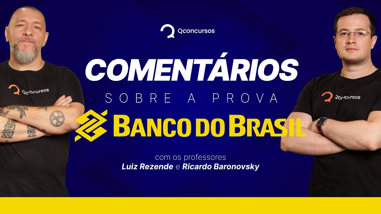 Concurso BB: Tudo Sobre O Pós Prova Banco Do Brasil 2023 #aovivo - YouTube