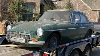 1969 MG B GT Project Car + Start UP \u0026 Drive!