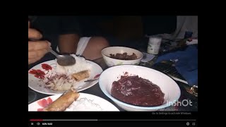 SOBRANG SARAP NG DINUGUAN (chocolate meat) PORK APRITADA \u0026 LUMPIANG SHANGHAI #viralvideo #fyp #food