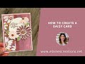 How to Make a Daisy Card! Elaine's Creations #679