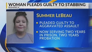 Woman pleads guilty in Bismarck stabbing
