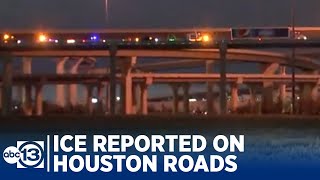 Ice reported on Houston-area roads