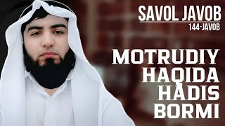 144) Savol-javob: Motirudiy aqidasi haq aqida ekanligi haqida hadis bormi | Shayx Abdulloh Zufar