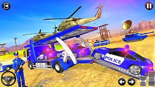 Cargo Airplane Police Vehicle Transporter-Police tank games-police truck - Best Android IOS Gameplay