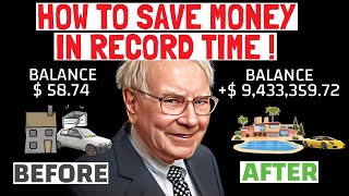 Warren Buffet: How To Save Money Fast ✋Stop Doing This Now✋ Master Frugality