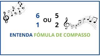 Formula de Compasso - Entenda como funciona 6x1 e 5x2 - Como ler partituras