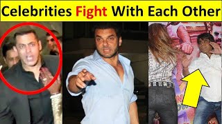 6 Bollywood Celebrities F|GHTS with Each Other | Salman Khan, KRK, Deepika Padukone, Rakhi Sawant