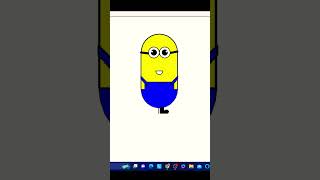 Draw Minions using Python Turtle | #shorts