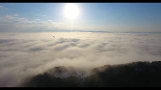 【ドローン空撮】鳥栖市 朝日山からの雲海空撮 Ⅱ