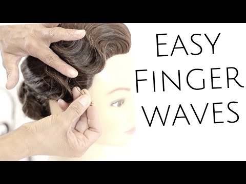 Finger Wave Tutorial Finger Wave Tutorial