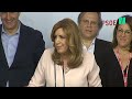 el discurso de susana díaz tras la victoria de pedro sánchez en las primarias