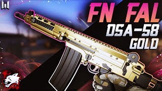 Warface GOLD FN FAL DSA-58 - 5th best rifleman weapon