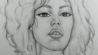 Easy Girl Face Drawing Guide | Using the Loomis Method