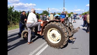 ArgolidaPortal.gr Αργολίδα - Διαμαρτυρία αγροτών  - Έκλεισαν συμβολικά την Ναυπλίου - Άργους