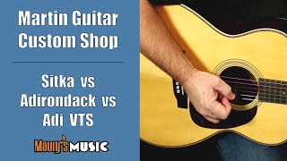 Martin Custom Shop Jumbos / Sitka vs Adi vs Adi VTS