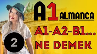 Ders 2 | Almanca A1 Temel Seviye | Ne demek A1-A2-B1-B2-C1-C2 Dil Seviyeleri?