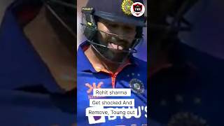 Rohit Sharma get Shocked and removes his Toung out, #rohitsharma #indvsnz