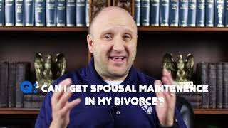 Can I Get Spousal Maintenance (Alimony) in My Divorce - Jensen Family Law