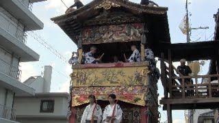 京都祇園祭 後祭 南観音山 北観音山の曳き初め