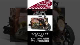 【15秒でざっくり解説】インディアンモーターサイクル 『SCOUT ROGUE/スカウトローグ（2022-2023）』