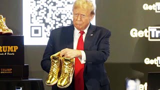 Donald Trump Releases $399 Golden Sneakers