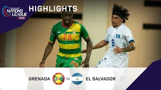 Liga de Naciones Concacaf 2022 Resumen | Granada vs El Salvador