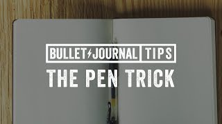 Great Trick for Attaching a Pen to a Notebook