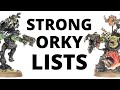 Strong Orks Tournament Lists - Codex Orks Army Lists in Warhammer 40K 10th Edition