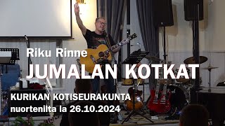 Riku Rinne - JUMALAN KOTKAT (nuortenilta Kurikan kotiseurakunnassa 26.10.2024)