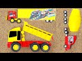 Mencari dan Merakit Mobil Mobilan Truk Molen Besar, Beko Excavator, Truk Oleng Tayo, Mobil Box,Crane