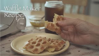 Simple Recipes Using a Waffle Iron 🔥 How To Use Waffle Maker in Korean Way