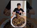 3KG Jjajangmyeon (Black Bean Noodle) slammed in 2mins! #foodchallenge