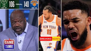 💥 Knicks Humiliate Bucks 140-106: Jalen Brunson Dethrones Giannis | NBA Gametime Reacts! KNICKS GAME