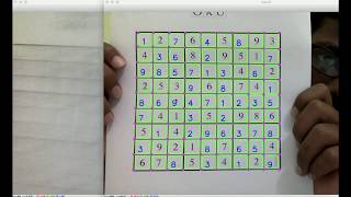 Solving Sudoku through image processing !!!
