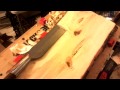 preparing a rived board 02 why you should use a timber slick for quick flattening