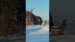 20250208根室本線東滝川キハ40国鉄色 #北海道旅客鉄道 #鉄道 #キハ40 #train #railway #automobile