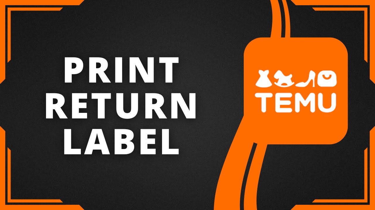 How To Print Temu Return Label Best Method Youtube