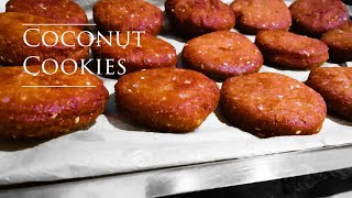 Coconut Cookies |Easy Coconut Cookies Recipe |Coconut cookies recipe without oven |Bong Food Truck