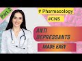 Pharmacology - ANTIDEPRESSANTS-SSRIs, SNRIs,TCAs,MAOIs,Lithium(PART 2)#pharmacology@Global Medicos ​