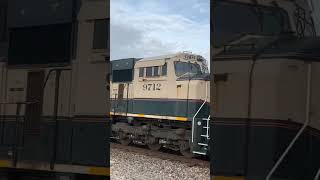 BNSF 8424 leads a WFAX coal empty!